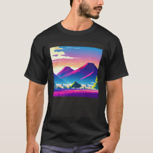 T-shirt Synthwave ouonude rétroonde futuresynth sci fi