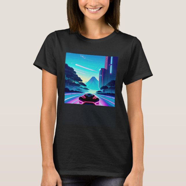 T-shirt Synthwave oups rétrowave futuresynth sci fi 38 (Devant)