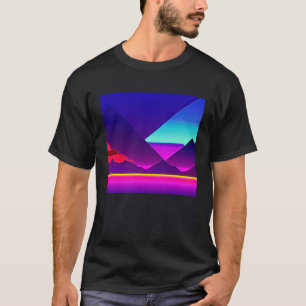 T-shirt Synthwave oups rétrowave futuresynth sci fi 50