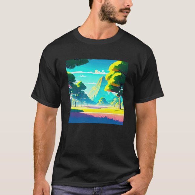 T-shirt Synthwave oups rétrowave futuresynth sci fi 74 (Devant)