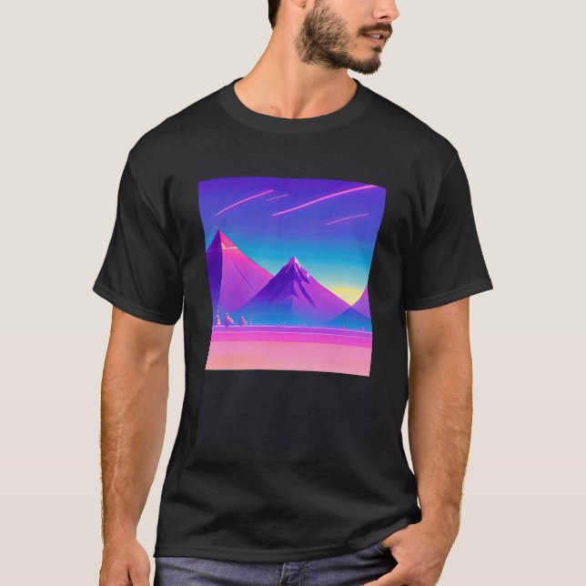 T-shirt Synthwave oups rétrowave futuresynth sci fi 78 (Devant)