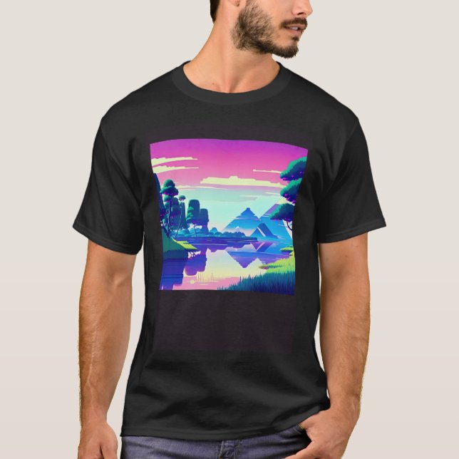 T-shirt Synthwave oups rétrowave futuresynth sci fi 81 (Devant)