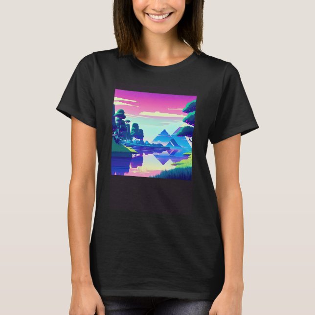 T-shirt Synthwave oups rétrowave futuresynth sci fi 81 (Devant)