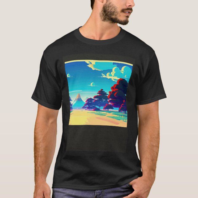 T-shirt Synthwave oups rétrowave futuresynth sci fi 88 (Devant)