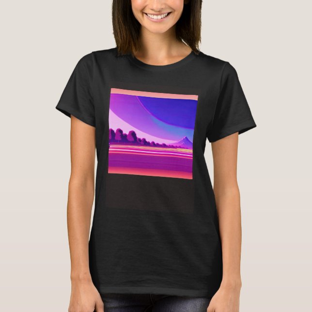 T-shirt Synthwave outrun retrowave futuresynth sci fi  31 (Devant)