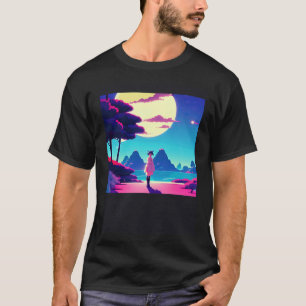 T-shirt Synthwave outrun retrowave futuresynth science-fic