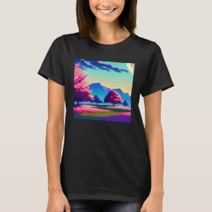T-shirt Synthwave outrun retrowave futuresynth science-fic