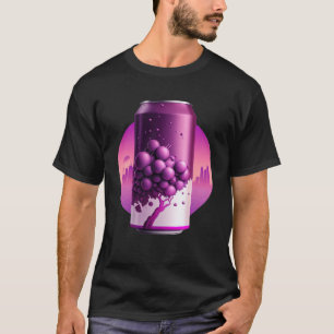T-shirt Synthwave Soda de raisin 80s Rétrowave Aesthétique