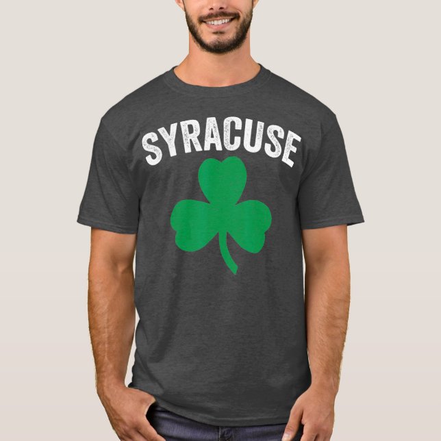 T-shirt Syracuse St Patricks Day Parade Irish Shamrock (Devant)