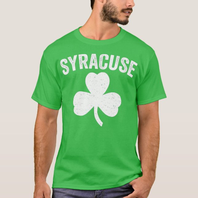 T-shirt Syracuse St Patricks Day Parade Irish Shamrock (Devant)