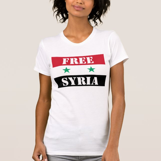 T-SHIRT SYRIE LIBRE (Devant)
