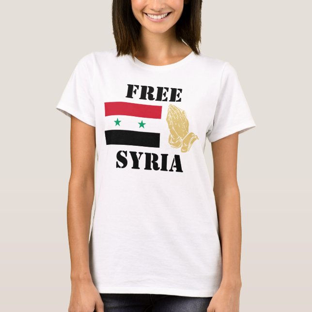 T-SHIRT SYRIE LIBRE (Devant)