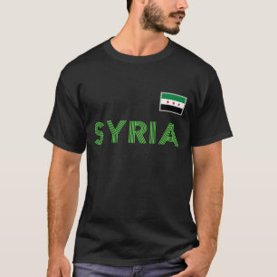 T-shirt Syrie, Syrie, Drapeau syrien libre.