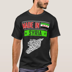 T-shirt Syrie, Syrie, Drapeau syrien libre.