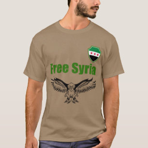 T-shirt Syrie, Syrie, Drapeau syrien libre.