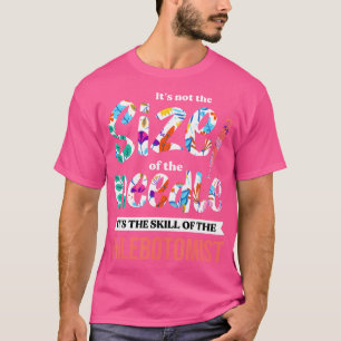 T-shirt Syringue de compétences phlébotomistes Phlébotomie