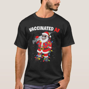 T-shirt Syringue de Masque AF du Père Noël vacciné Noël T