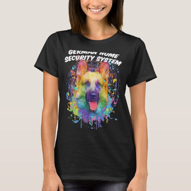 T-shirt Système allemand de sécurité intérieure berger all (Devant)