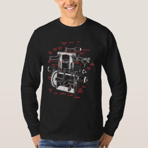 T-shirt Système Anatomie Mécanique De Moteur De Voiture 20