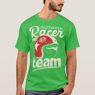 T-shirt Système de casque vintage Pro racer