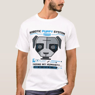 T-shirt Système de chiot robotique Erreur 404 Chien cybern