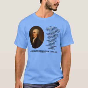 T-shirt Système de Hamilton ne pas être parfait une bonn