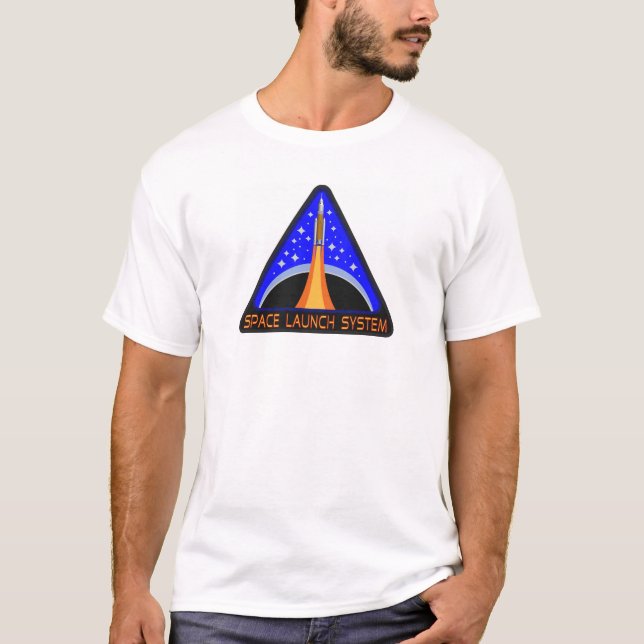 T-shirt Système de lancement de l'espace (Devant)