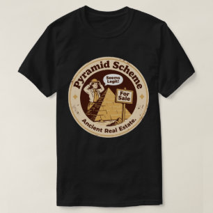T-shirt Système de Pyramide Archéologie Drôle