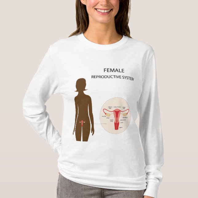 T-shirt Système de reproduction des femmes (Devant)