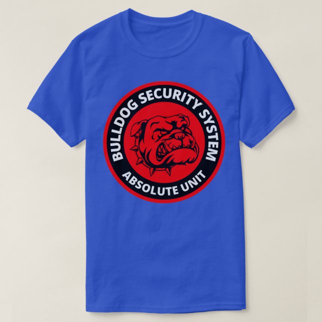 T-shirt Système de sécurité Bulldog (Design devant)
