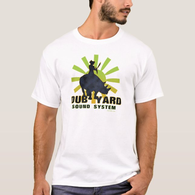 T-shirt Système de son de yard de copie (Devant)