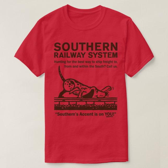 T-shirt Système ferroviaire du Sud (Design devant)