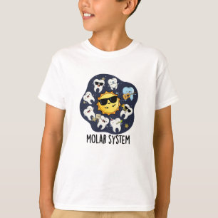 T-shirt Système Molaire Blague Drôle Astronomie Dentaire P