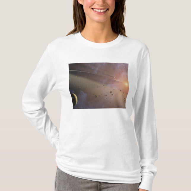 T-shirt Système planétaire Epsilon Eridani (Devant)