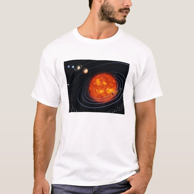 T-shirt Système solaire 8 (Devant)