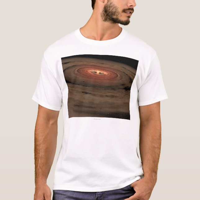 T-shirt Système solaire du concept de l'artiste mini dans (Devant)