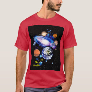T-shirt Système solaire Funny Planet Geek spatial