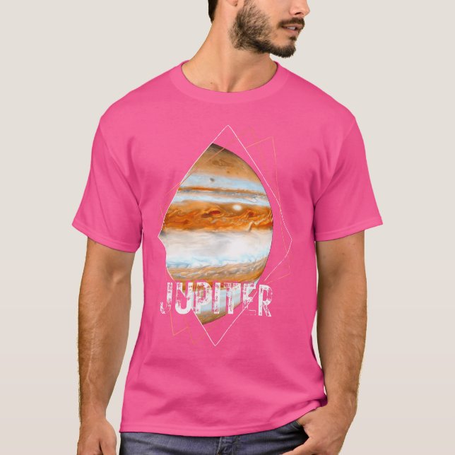 T-shirt Système solaire Jupiter Planet Astronomie spatiale (Devant)
