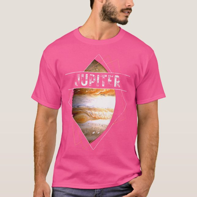 T-shirt Système solaire Jupiter Planet Astronomie spatiale (Devant)