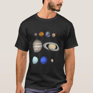 T-shirt Système solaire Planètes