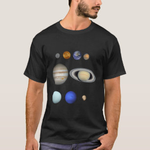 T-shirt Système solaire Planètes