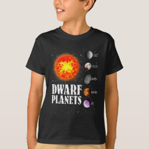 T-shirt Système solaire - Planètes naines Cadeau T Chemise