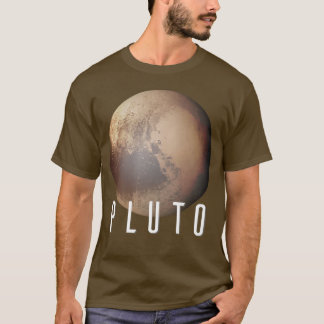 T-shirt Système solaire pour enfants Pluton Planète pour e