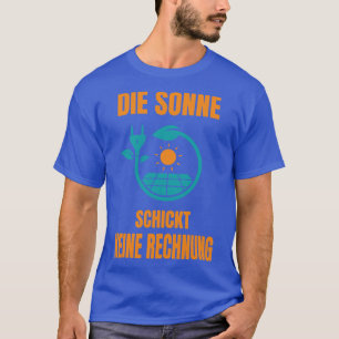 T-shirt Système solaire Sun No Bill Puissance solaire 1