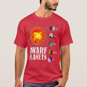 T-shirt Système solaire T Planètes naines Cadeaux