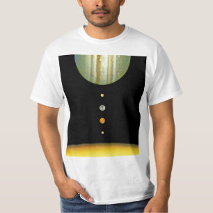 T-shirt Système solaire ~ Vue longue