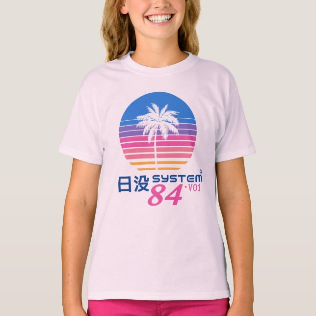 T-shirt Système Sunset 84 V01 (Devant)