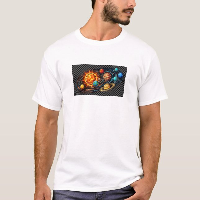 T-shirt Systèmes solaires  (Devant)