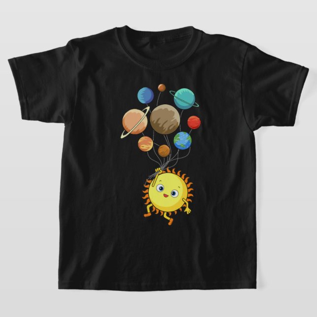 T-shirt Systèmes solaires Planètes Astronomie Spatiale (Poser)