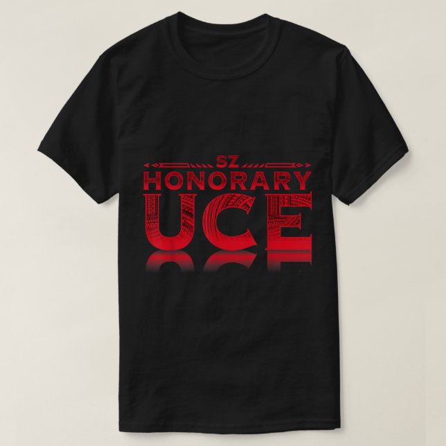 T-shirt SZ HONORARY UCE Originale ORANGE DESIGN AVEC NOUS  (Design devant)